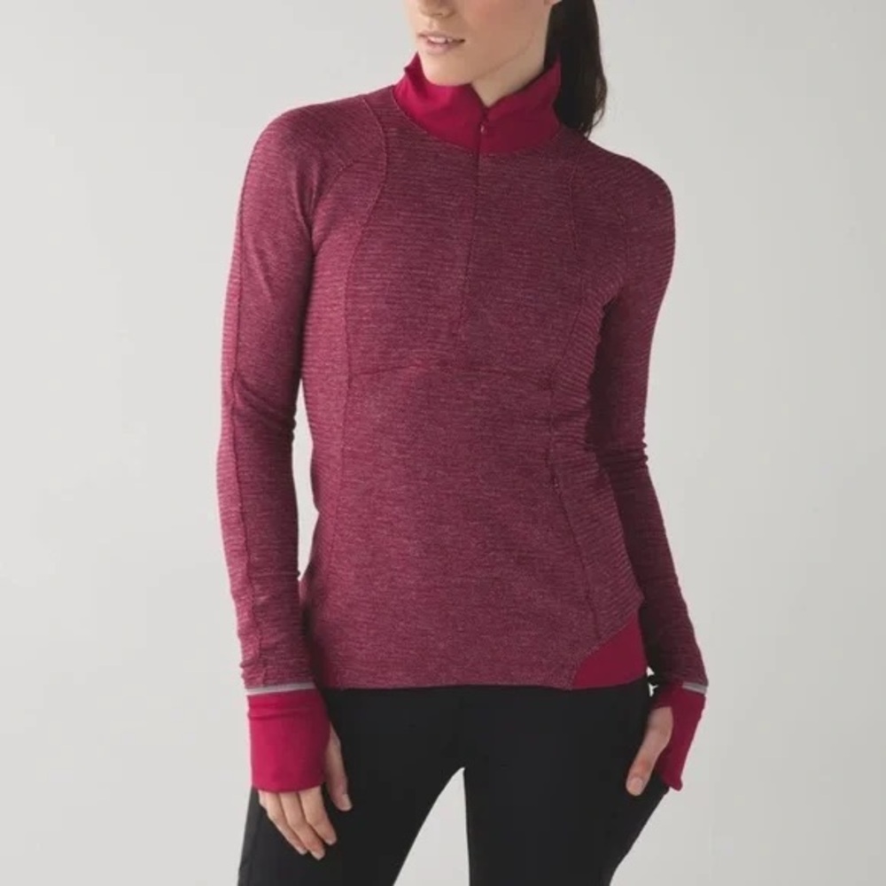 lululemon athletica Maroon Cowl Neck Sweater